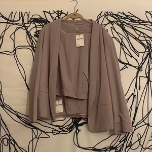 Plus size blazer suit